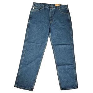 Carhartt B171 DST Relaxed Fit Carpenter Jeans 40x34 Blue NWT Workwear